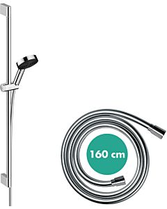 hansgrohe Pulsify Select S shower set 24171000 3jet, relaxation, with shower bar 90cm, EcoSmart, chrome