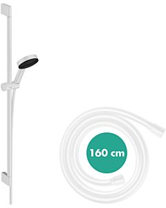 hansgrohe Pulsify Select S shower set 24170700 3jet, relaxation, with shower rail 90cm, matt white