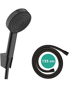 hansgrohe Pulsify S set de support de douche 24301670 avec flexible de douche 125cm, noir mat