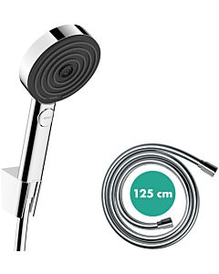 hansgrohe Pulsify Select S Brausehalterset 24302000 Relaxation, mit Brauseschlauch 125cm, chrom