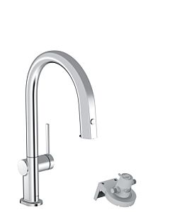 hansgrohe Aqittura M91 robinet de cuisine 76803000 bec extractible, 1jet, chromé