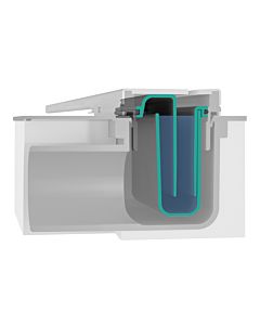 hansgrohe RainDrain Flex Duschrinne 56043800 70cm, Fertigset, kürzbar, Edelstahl optic