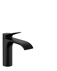 hansgrohe Vivenis 110 mitigeur de lavabo 75024670 sans tirette - garniture de vidange , noir mat