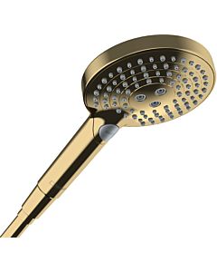 hansgrohe Raindance Select S 120 EcoSmart hand shower 26515990 shower head Ø 125mm, 3jet, 8.3 l/min, polished gold optic