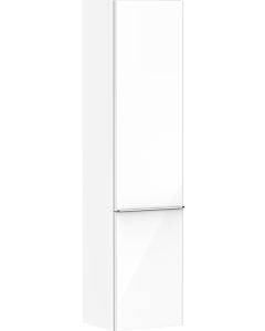 hansgrohe Xelu Q tall cabinet 54139000 370x400x1650mm, door hinge on the right, white high gloss, chrome