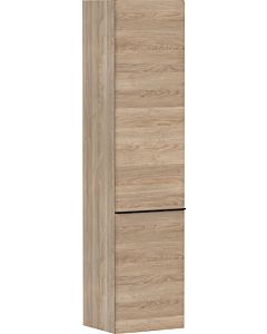 hansgrohe Xelu Q armoire haute 54137670 370x400x1650mm, charnière de porte à gauche, chêne naturel, noir mat
