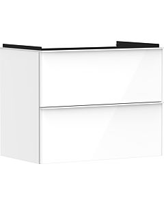 hansgrohe Xelu Q vanity unit 54027700 780x605x475mm, 2 drawers, high-gloss white, matt white