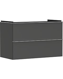 hansgrohe Xelu Q vanity unit 54032000 980x605x475mm, 2 drawers, diamond gray matt, chrome