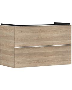 hansgrohe Xelu Q vanity unit 54033700 980x605x475mm, 2 drawers, natural oak, matt white