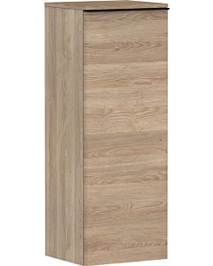 hansgrohe Xelu Q Halbhochschrank 54129670 370x400x1065mm, Türanschlag links, Eiche Natur, mattschwarz