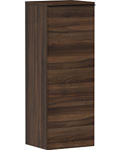 hansgrohe Xelu Q Halbhochschrank 54134670 370x400x1065mm, Türanschlag rechts, Nussbaum dunkel, mattschwarz