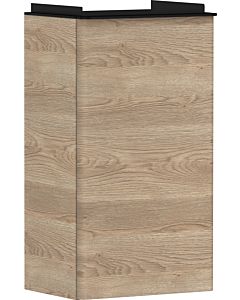 hansgrohe Xelu Q meuble sous-vasque 54017670 340x605x245mm, pour lave-mains , droite, chêne naturel, noir mat