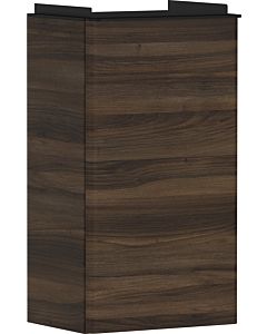 hansgrohe Xelu Q meuble sous-vasque 54014670 340x605x245mm, pour lave-mains , gauche, noyer foncé, noir mat