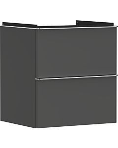 hansgrohe Xelu Q meuble sous-vasque 54024000 580x605x475mm, 2 tiroirs, gris diamant mat, chromé