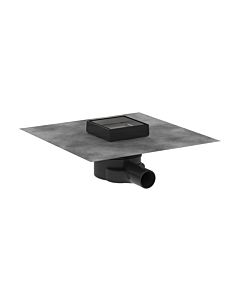 hansgrohe RainDrain bonde de consigne complète 56247800 100 x 100 mm, finition inox