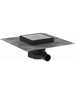 hansgrohe RainDrain complete set point drain 56249800 150 x 150 mm, stainless steel finish