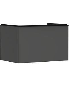 hansgrohe Xelu Q meuble sous-vasque 54055670 780x485x550mm, avec tiroir, gris diamant mat, noir mat