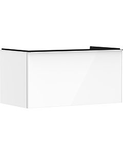 hansgrohe Xelu Q meuble sous-vasque 54058000 980x485x550mm, avec tiroir, blanc brillant, chromé