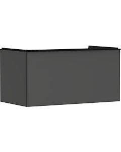 hansgrohe Xelu Q Waschtischunterschrank 54059670 980x485x550mm, mit Schubkasten, diamantgrau matt, mattschwarz