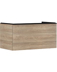 hansgrohe Xelu Q Waschtischunterschrank 54060670 980x485x550mm, mit Schubkasten, Eiche Natur, mattschwarz