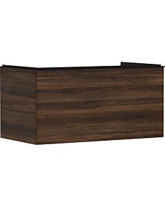 hansgrohe Xelu Q meuble sous-vasque 54061670 980x485x550mm, avec tiroir, noyer foncé, noir mat