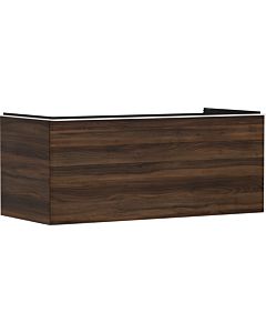 hansgrohe Xelu Q vanity unit 54065700 1180x485x550mm, drawer, dark walnut, matt white