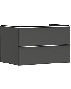 hansgrohe Xelu Q vanity unit 54075700 780x485x550mm, 2 drawers, matt diamond gray, matt white