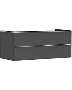 hansgrohe Xelu Q meuble sous-vasque 54083000 1180x485x550mm, 2 tiroirs, gris diamant mat, chromé