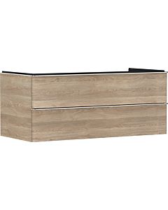 hansgrohe Xelu Q Waschtischunterschrank 54084000 1180x485x550mm, 2 Schubkästen, Eiche Natur, chrom