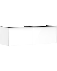 hansgrohe Xelu Q vanity unit 54070700 1560x485x550mm, 2 drawers, high-gloss white, matt white