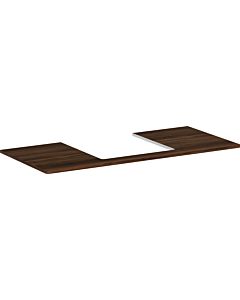 hansgrohe Xelu Q console 54096630 1180 x 550 mm, découpe 500 x 480 mm, noyer foncé