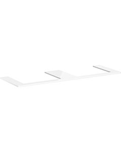 hansgrohe Xelu Q console 54112050 1560 x 550 mm, 2 cutouts 600 x 480 mm, high-gloss white