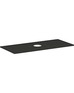 hansgrohe Xelu Q console 54115910 1180 x 550 mm, découpe au milieu, vasque à poser sans trou pour robinetterie, gris diamant mat