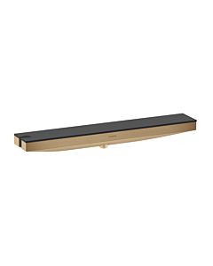 hansgrohe Rainfinity raccordement mural 26843140 avec support de douche à gauche et étagère, bronze brossé