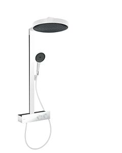 hansgrohe Rainfinity shower set 26853700 with thermostat, shower head size 360mm, matt white