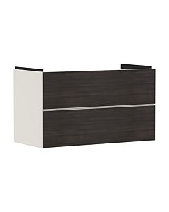 hansgrohe Xevolos E meuble sous-vasque 54182730 980x555x475mm, 2 tiroirs, beige sable mat, chêne foncé