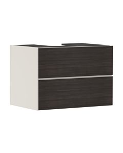 hansgrohe Xevolos E vanity unit 54188730 780x555x550mm, 2 drawers, sand beige matt, dark oak