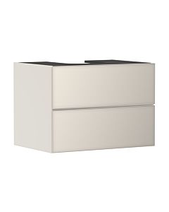 hansgrohe Xevolos E meuble sous-vasque 54188790 780x555x550mm, 2 tiroirs, beige sable mat, beige sable métallisé