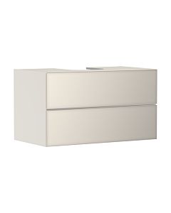 hansgrohe Xevolos E meuble sous-vasque 54191790 980x555x550mm, 2 tiroirs, beige sable mat, beige sable métallisé