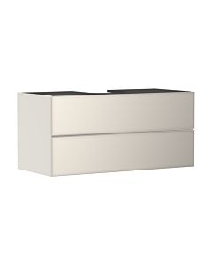 hansgrohe Xevolos E meuble sous-vasque 54194790 1180x555x550mm, 2 tiroirs, beige sable mat, beige sable métallisé