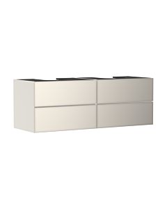 hansgrohe Xevolos E vanity unit 54200790 1570x555x550mm, 4 drawers, sand beige matt, sand beige metallic