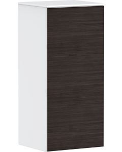 hansgrohe Xevolos E mid-tall cabinet 54212730 400x360x890mm, left, matt white, dark oak