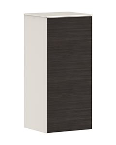 hansgrohe Xevolos E mid-tall cabinet 54213730 400x360x890mm, left, sand beige matt, dark oak