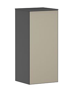 hansgrohe Xevolos E mid-tall cabinet 54217390 400x360x890mm, right, slate gray matt, bronze structure