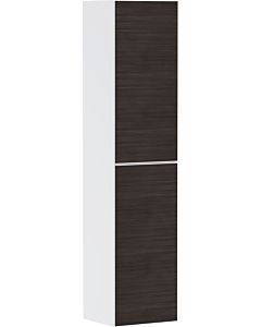 hansgrohe Xevolos E Hochschrank 54218730 400x360x1760mm, links, mattweiß, Eiche dunkel
