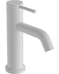 hansgrohe Tecturis S Waschtischarmatur 73305700 Ausladung 80mm, mit Zugstangen-Ablaufgarnitur, mattweiß