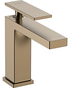 hansgrohe Tecturis E Waschtischarmatur 73014140 Ausladung 144mm, mit Zugstangen-Ablaufgarnitur, brushed bronze