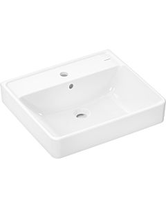hansgrohe Xanuia Q wash basin 60238450 550x480mm, with tap hole/overflow, ground, white