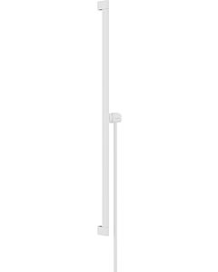 hansgrohe Unica barre de douche 24403700 950mm, blanc mat