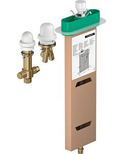 corps de base hansgrohe 13481180 pour robinetterie de baignoire monocommande 3 trous